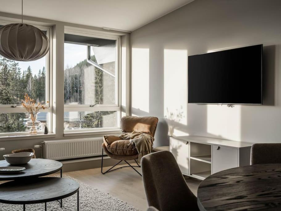 Chic Are Apt For 6 Ski-In-Ski-Out With Sauna Exteriér fotografie
